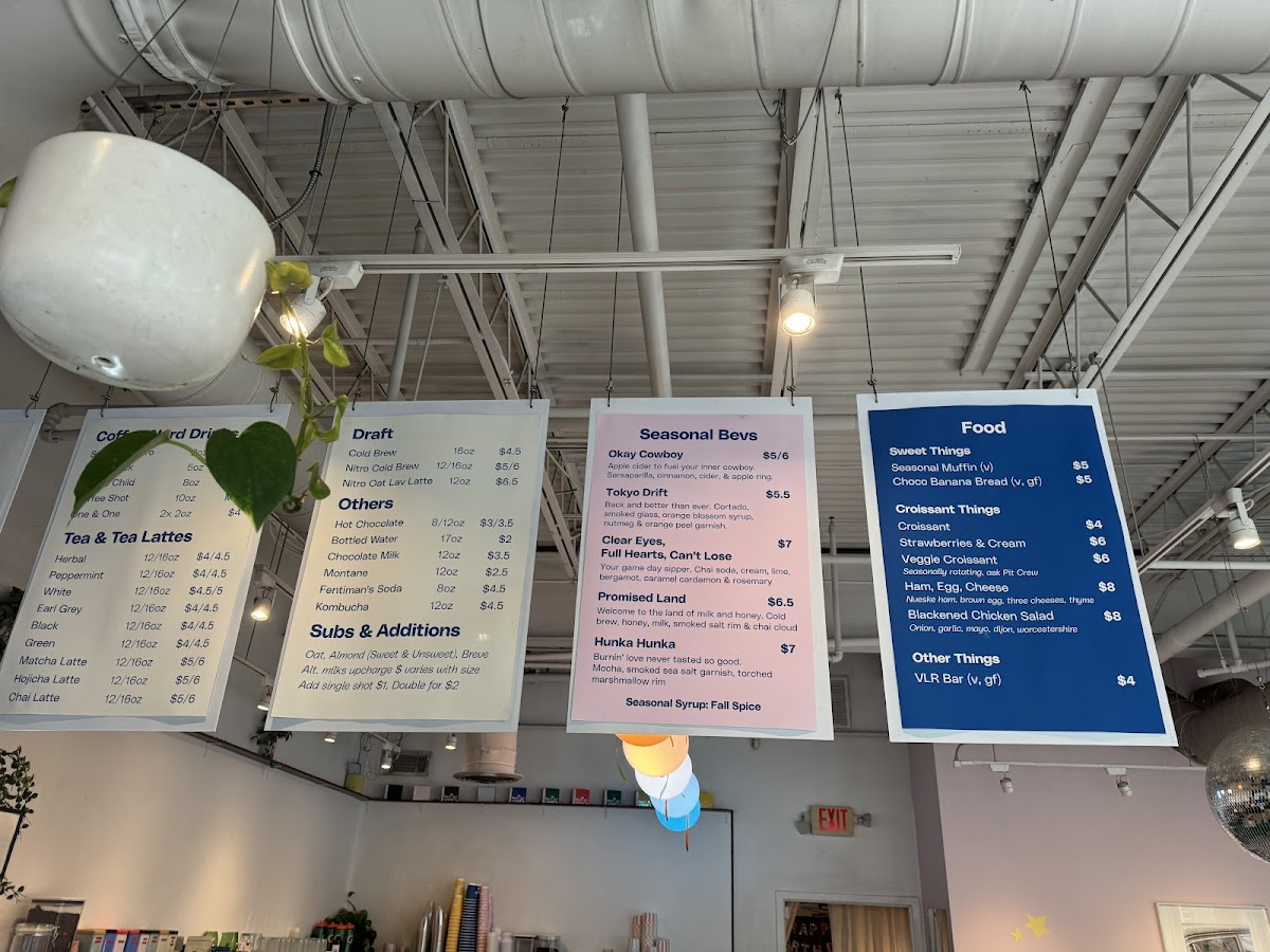 Valor Coffee Menu - Image 3